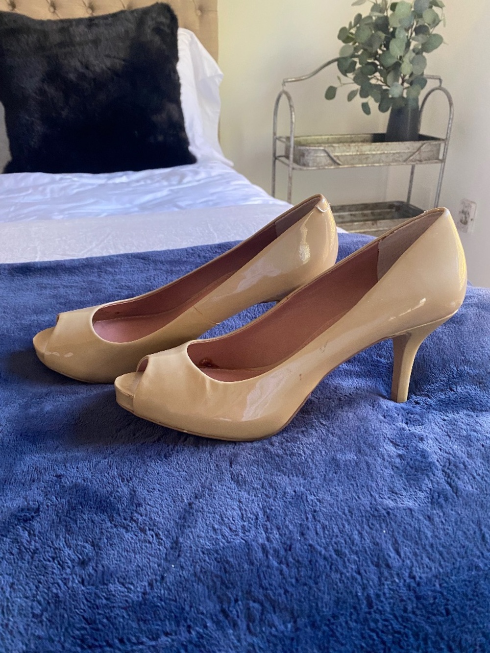 Vince Camuto peep toe pumps